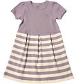 Katvig Dress - Purple w. Stripes