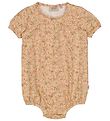 Wheat Sommerstrampler - Vilja - Kaum Beige Small Blumen