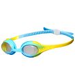 Arena Swim Goggles - Spider Kids - Clear Yellow/Lightblue