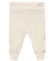 Petit Stad Sofie Schnoor Broek m. Voeten - Antique White