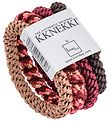 Bandeaux à Cheveux Elastiques Kknekki - 4 Pack - Marron/Violet/B