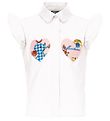 Moschino Shirt - White w. Hearts