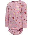 Hummel Bodysuit l/s - hmlMira - Heather Rose