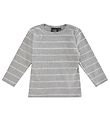 Sofie Schnoor Genser - Stripete - Grey Melange
