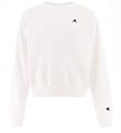 Champion Fashion Sweatshirt - Bijgesneden - Wit m. Logo