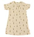 Katvig Dress - Wool - Beige w. Lighthouse