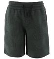 Emporio Armani Shortsit - Vihreä raidallinen, Logot
