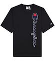 Champion Fashion T-shirt - Black w. Logo