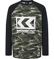Hummel Pullover - hmlFSK - Grün/Schwarz