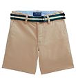 Polo Ralph Lauren Shorts - Bedford - Khaki m. Gürtel