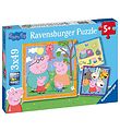 Ravensburger Jigsaw Puzzle - 3x49 Bricks - Peppa Pig - Family