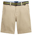 Polo Ralph Lauren Shorts - Bedford - Khaki w. Belt