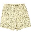 Wheat Shorts - Bear - Green Grasses And Seeds
