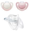 Nuk Pacifiers - Genuis - 2-Pack - Rose/White