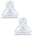 Nuk Flaskesut - First Choice + - Flow Control - 2-Pack