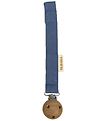 Filibabba Dummy Clip w. velcro - Warm Blue