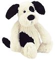 Jellycat Soft Toy - 18x9 cm - Bashful Black & Cream Puppy