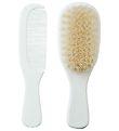 Mininor Comb and Hairbrush - White