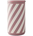 Design Letters Thermo bolli M. sogrör - 350ml - Stripe