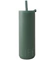 Design Letters Thermocouple w. Straws - 500 mL - Myrtle Green