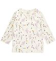 The New Siblings Blouse - Floraison - White Swan