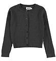 Molo Cardigan - Gloria - Rib - Knitted - Space Grey