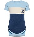 Hummel Bodysuit s/s - HmlHappy - Cerulean