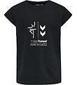 Hummel Stuttermabolur - hmlPrima Bee - Svart