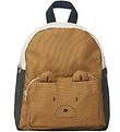 Liewood Preschool Backpack Bag - Allan - Mr Bear/Golden Caramel 