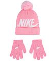 Nike Mtze/Handschuhe - Strick - Swoosh - Pink
