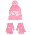 Nike Pipo/Käsineet - Neulottu - Swoosh - Vaaleanpunainen