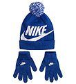 Nike Mütze/Handschuhe - Strick - Swoosh - Game Royal