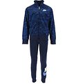 Nike Träningsset - Cardigan/Byxor - Läs - Midnight Marinblå