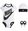 Nike Gift Box - Bodysuit s/s/Beanie/Socks - Futura - White