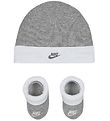 Nike Set - Beanie/Socks - Futura - Dark Grey Heather
