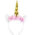 Den Goda Fen Costume - Hairband - Unicorn - White/Gold