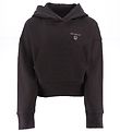 GANT Hoodie - Shield - Kontrastskld - Dark grafit