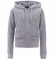 Juicy Couture Cardigan - Fluweel - Silver Mergel