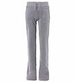 Juicy Couture Velours Hosen - Silbermeliert