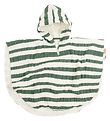Done by Deer Handdoek Poncho - Strepen Green