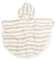 Done By Deer Towel Poncho - 68x50 cm - Stripes Sand