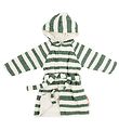 Done By Deer Bathrobe - Stripes Green