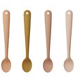 Liewood Spoons - Reeds - 4-Pack - Silicone - Tuscany Rose Multi 