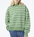 Sweat-shirt Dickies - Westover - Dark Ivy av. A Rayures