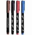 Eberhard Faber Tattoo Marker w. Stencils - One-Liner - 4 Colours