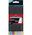 Faber-Castell Colouring Pencils - Triangular - 12 pcs - Neon/Pas