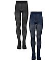 The New Tights - 2-Pack - Glitter/Solid - Mood Indigo