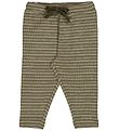 Wheat Byxor - Manfred - Heather Green Stripe