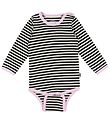 Mads Nrgaard Bodysuit l/s - Soft Dou Striped - Off White/Black/