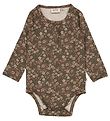 Wheat Bodysuit l/s - Liv - Dry Pine Flowers